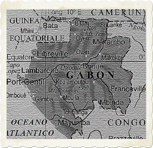 cartina gabon