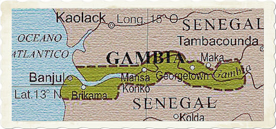 cartina gambia