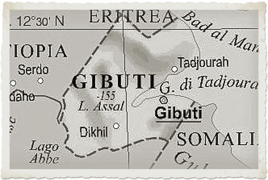 cartina geografica gibuti