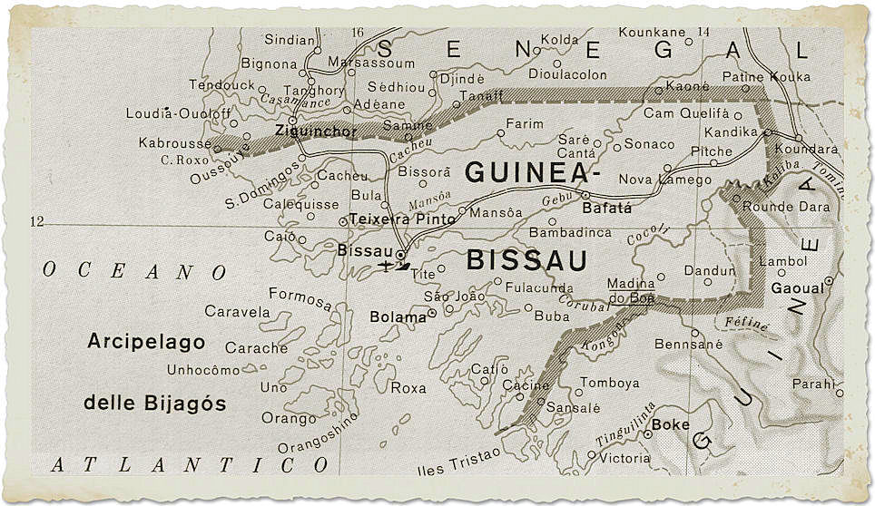 cartina geografica guinea bissau