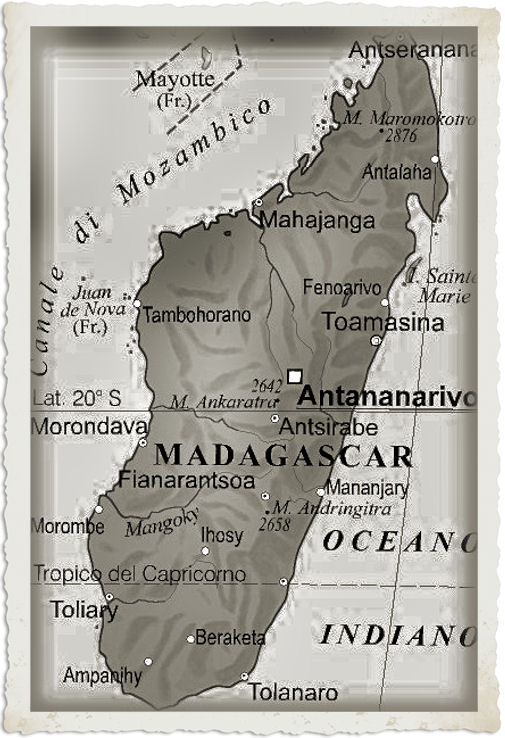 cartina madagascar