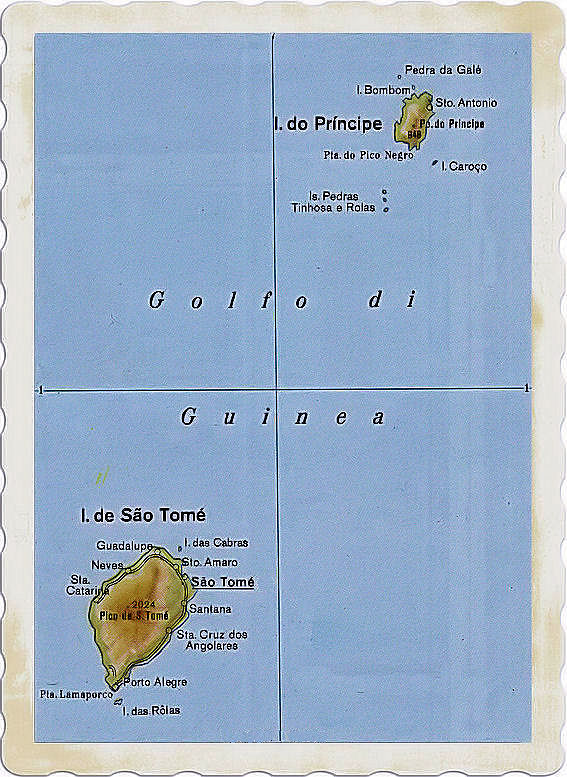 cartina geografica sao tomè e principe