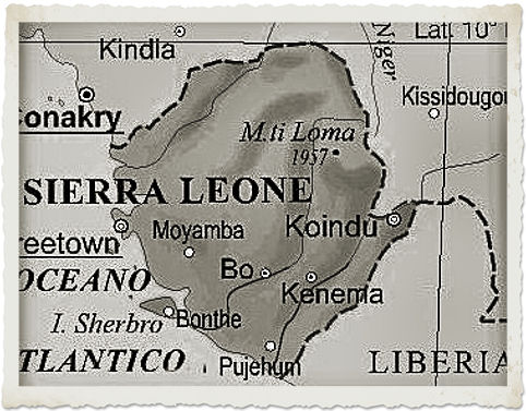 cartina sierra leone