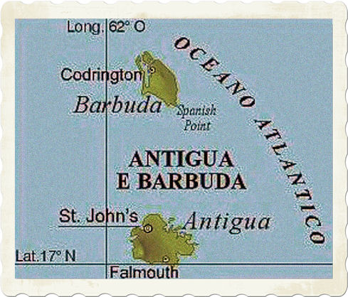 cartina antigua e barbuda