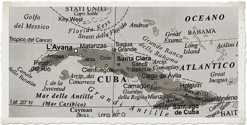 cartina cuba