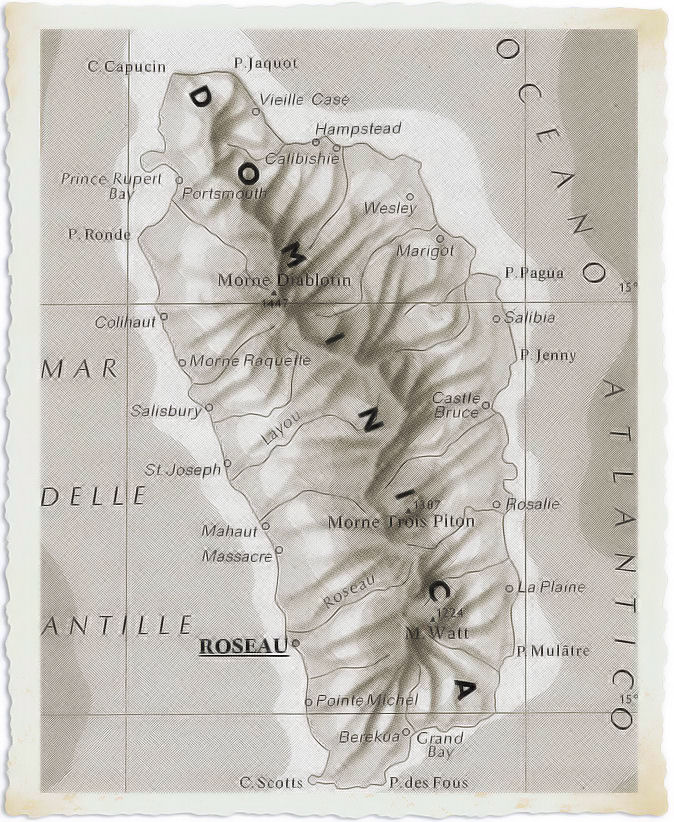 cartina geografica dominica