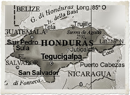 cartina honduras