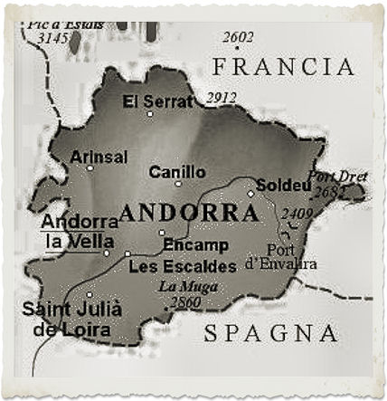 cartina andorra