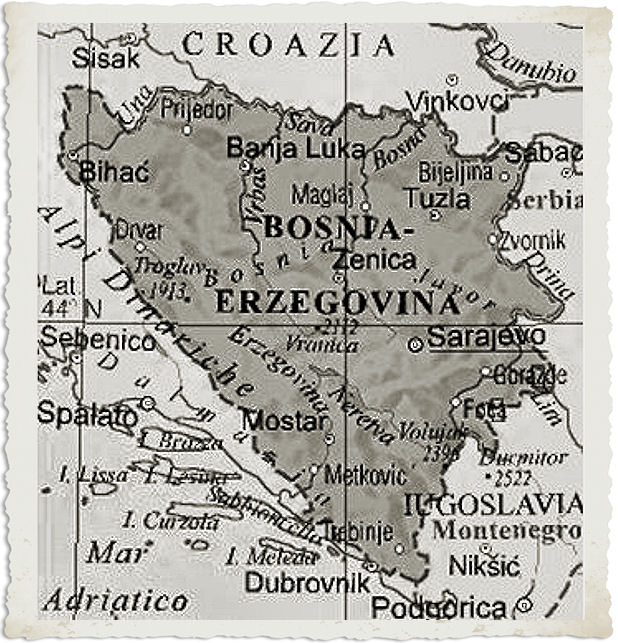 cartina bosnia erzegovina