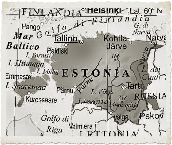 cartina estonia