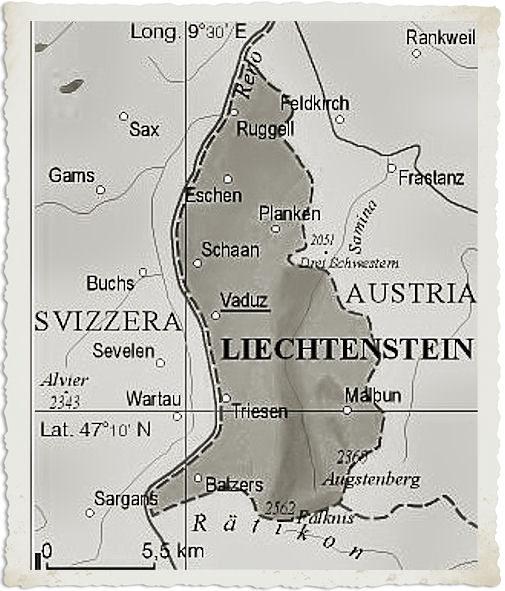 cartina liechtenstein