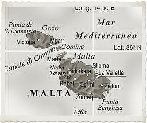 cartina malta