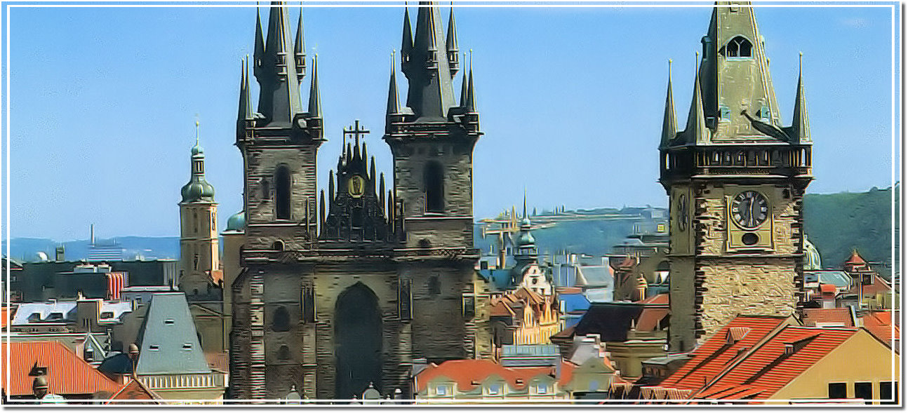 veduta di praga