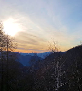 panorama strada per solino