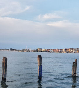 Panorama della città di chioggia