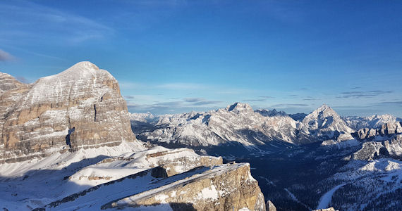 Veduta panoramica dal Lagazuoi