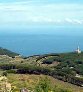 panorama da giglio castello