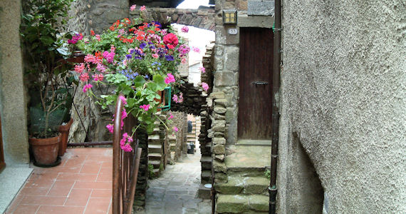 Vicolo del centro di Giglio Castello