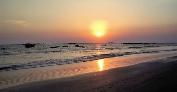 tramonto golfo del bengala