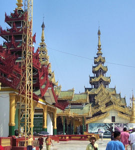 Veduta Pagoda Shwedagon