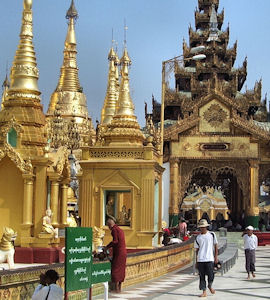 panorama Pagoda Shwedagon