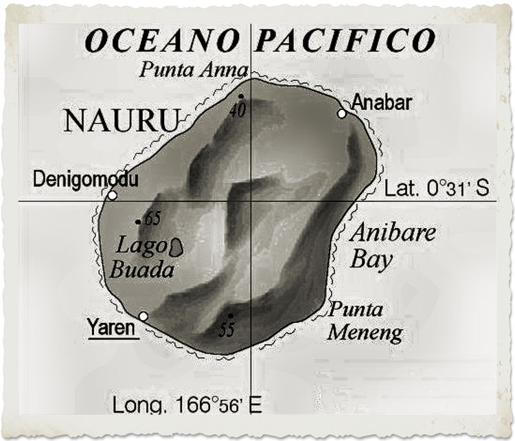 cartina nauru